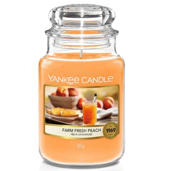 Yankee Candle 623g - Farm Fresh Peach - Housewarmer Duftkerze großes Glas